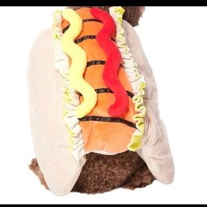 Hot dog Costume small 12” long NWT For dog/cat